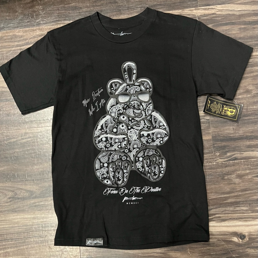 Positive Wear Focus on the Positive Black Graphic T-Shirt